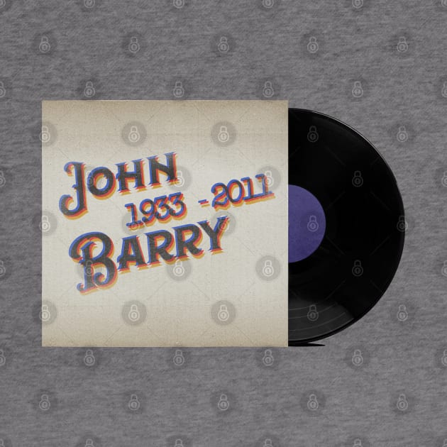 RETRO VINYL JOHN BARRY by elSALMA